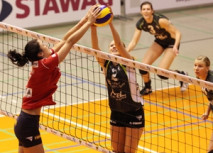 Kontrastprogramm für Volleyballerinnen