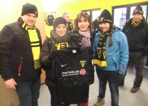 Verlosung beim Spiel gegen Karlsruhe