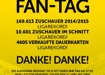 Großer Fan-Tag zum letzten Heimspiel 