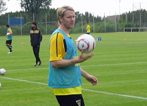 Alter Bekannter beim Training