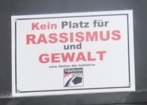 Kein Platz für Rassismus und Gewalt