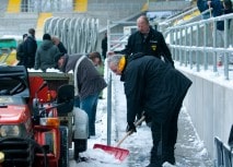 Bei Schneefall erneut Helfer gesucht