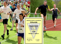 Paarlauf im Waldstadion.