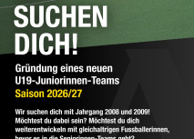 Gründung eines neuen U19-Juniorinnen-Teams