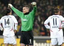 Testspiel in Oidtweiler: Stephan Straub im Tor