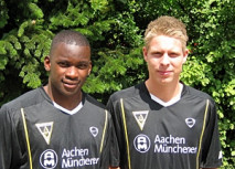 Zwei Stürmer im Training