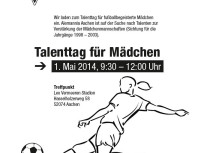 Talenttag für Mädchen am 1. Mai